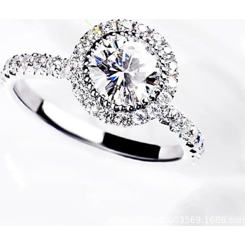 Qitian Dasheng Tight Hoop Luxury Full Diamond 925 Sterling Silver Ring Women Wedding Engagement Party Elegant Original Design