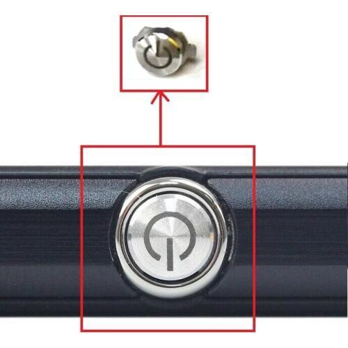 100% Genuine silver power button for Sony xperia Z Ultra XL39h C6802 C6803 C6806 C6833 side keypad cell phone replacement parts