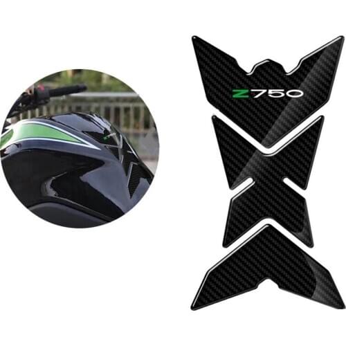 3D Motorcycle Gas Tank Pad Protector Decals Case for Kawasaki Z750 Z 750 Tankpad Motorcycle fuel tank sticker