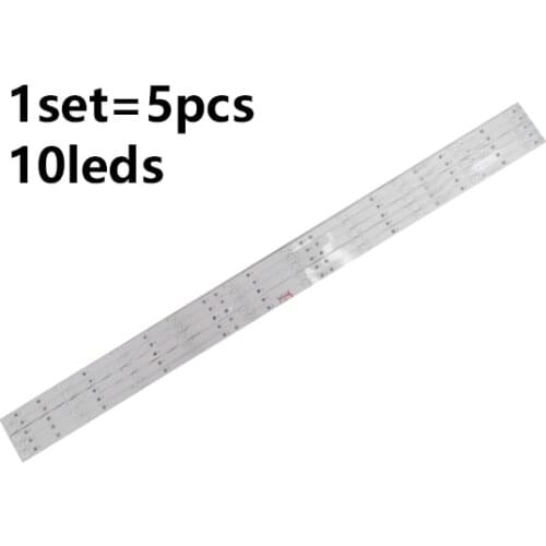 5pcs/lot led backlight strip 10lamps for phil ico 55PUF6650 CEJJ-LB550Z-10S1P-M3030-L