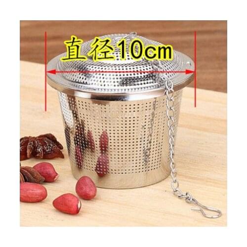 A011 Kitchen cooking tool 304 stainless steel seasoning bag Luliao ball soup Spice Tea ball Hot pot drain filter