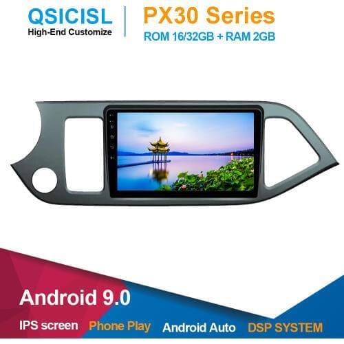 Android 9.0 IPS screen 9" radio car dvd multimedia player for Kia Morning 2013-2016 car 1 din headunit dvd gps multimedia Stereo