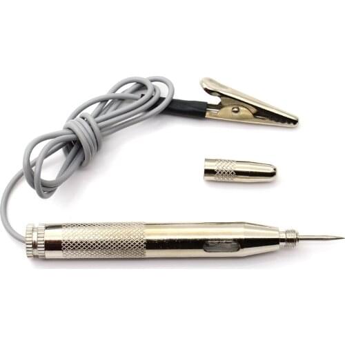 Car Diagnostic Tool DC 6V 12V 24V Circuit Tester Probe Light System Test Probe Lamp Auto Light Lamp Voltage Test Pen Detector C