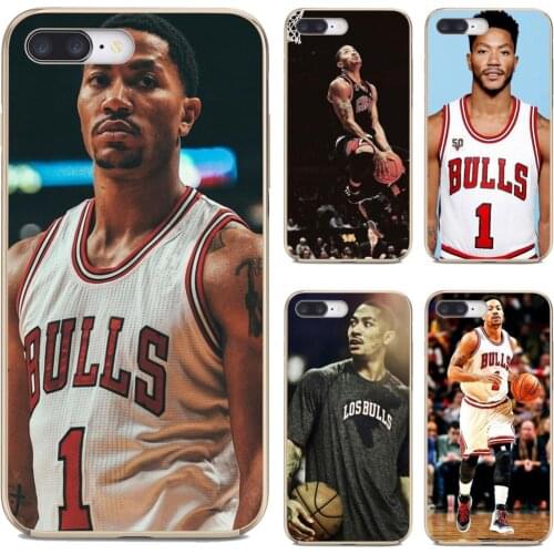 For iPod Touch iPhone 10 11 12 Pro 4S 5S SE 5C 6 6S 7 8 X XR XS Plus Max 2020 Derrick-Rose-Basketball-Star-Sport Soft Covers