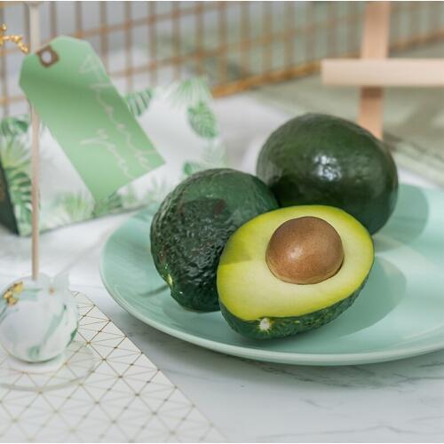 Simulation fruit model avocado photography props creative model room fake food fruit shop window decoration decoration