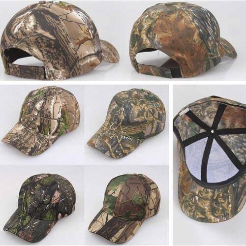 Unisex Baseball Cap Camouflage Jungle Women Men Sun Block Baseball Cap Summer Outdoor Hunting Adjustable Hats