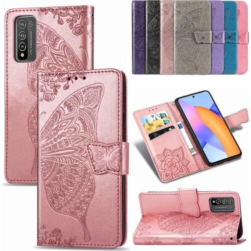 2021 Butterfly Flip Leather Wallet Case For Redmi Note 10 Pro 9T 9 9S 9A 9C 8 8T 7 6 5 Pro 8A 7A Phone Card Slot Stand Back Cove