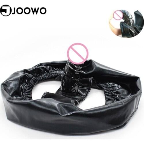 Latex Sex Toy For Women Lesbian Strap On Dildo Belt Anal Penis Plug Female Gay Masturbation Chastity Sex Products