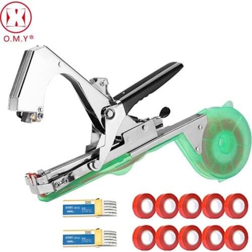 OMY Plant Branch Tying Binding Machine Home Garden Garter Plants Garden Tools Minced Vegetable Tapetool Tapener Tapes