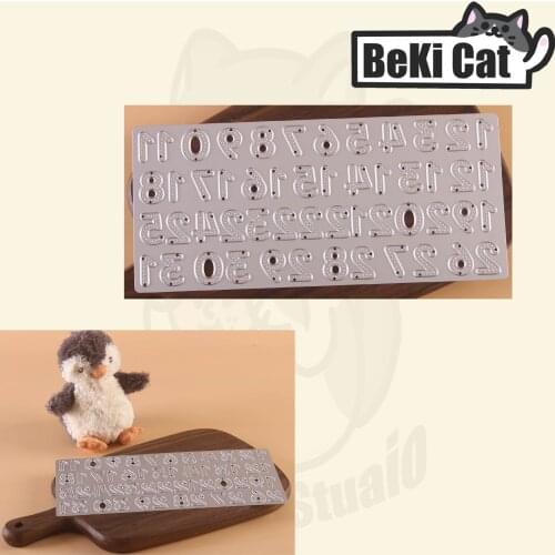 Number plate Metal Cutting Dies Stencils for DIY Scrapbooking photo album Decorative DIY Paper Cards