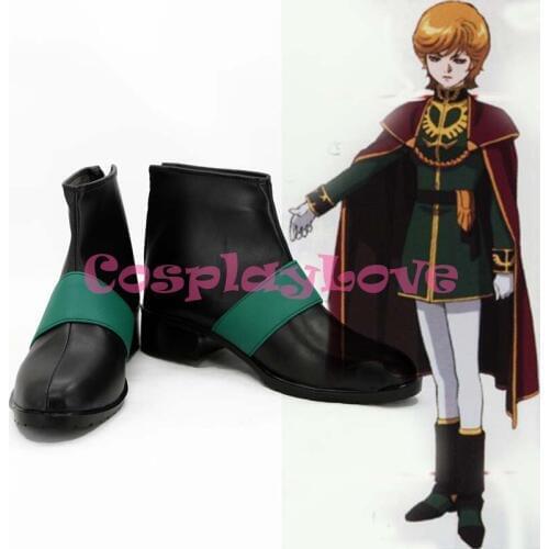 MOBILE SUIT GUNDAM UC Mineva Lao Zabi Cosplay Shoes Boots Hand Made Custom-made For Halloween Christmas CosplayLove