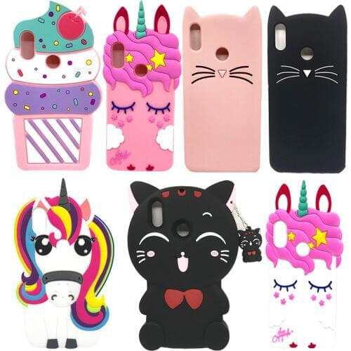 For Xiaomi Redmi S2 Fundas Cute 3D Unicorn Piglet Cat Soft Silicone Back Case Cover RedmiS2 S 2 Global Version 5.99" Phone Coque
