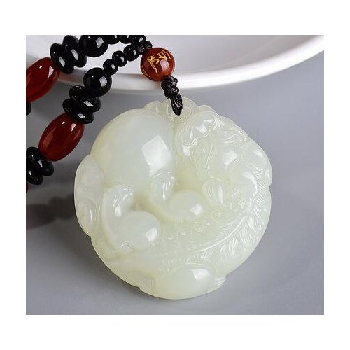 Ожерелье wisiorki Pixiu jade pendant men and women Factory direct sales of natural Xinjiang Hetian jade designer charms