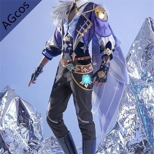 Presale Genshin Impact Kaeya Cosplay Costume Male Halloween Outfits Game Full Sets Clothes
