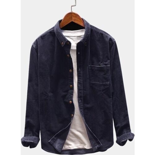 Мужские вельветовые рубашки QNPQYX China At AliExpress