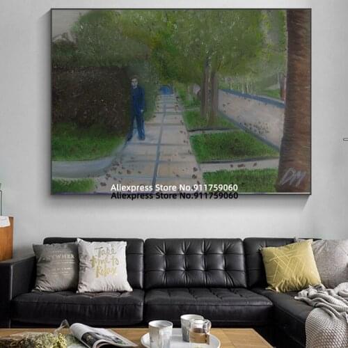 Retro Posters Halloween Scenes Canvas Painting Into Photographic Ghost Folk Art Photos Print Pictures Wall Art for Home Decor