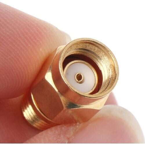 RP-SMA Male Plug To SMA Female Jack Straight RF Adapter Coaxial Connector Converter #Aug.26