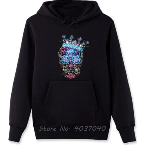 Hoodies Leisure Fashion MenS Office Rhinestone Studs Sugar Hoodie Spring Autumn Fleece Zipper Sweatshirt Men Harajuku