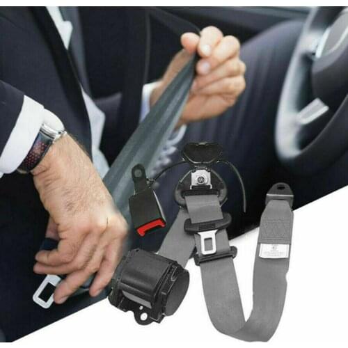 Three Point Car Seat Belt Universal Car Seat Belt Extender Safety Belts Car Front Seat Belt Buckle Kit Automatic Safety Straps