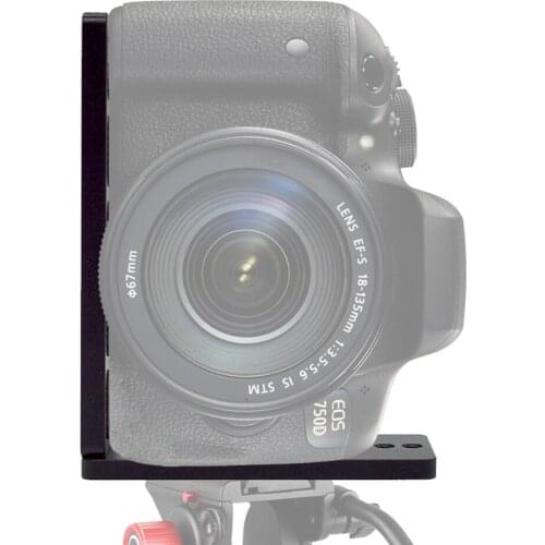 Universal DSLR Camera L Bracket L Shape Bracket Quick Release Plate Vertical Video Shooting for DJI Ronin SC Zhiyun Canon Nikon