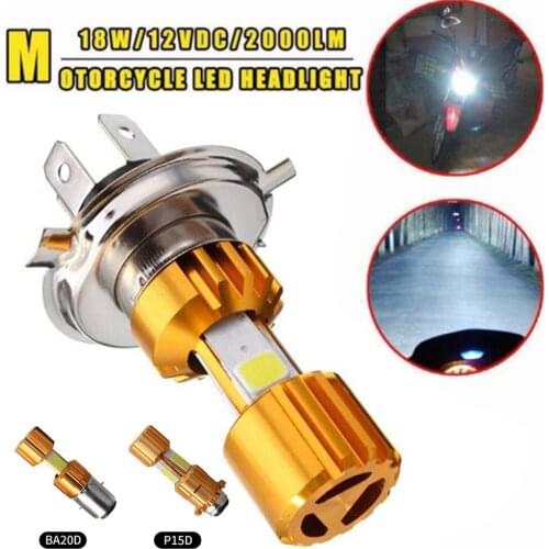 High Brightness COB LED Motor Light Bulbs Fog Light 12V Motorcycle Headlights Off Road Lamps Head Lamp