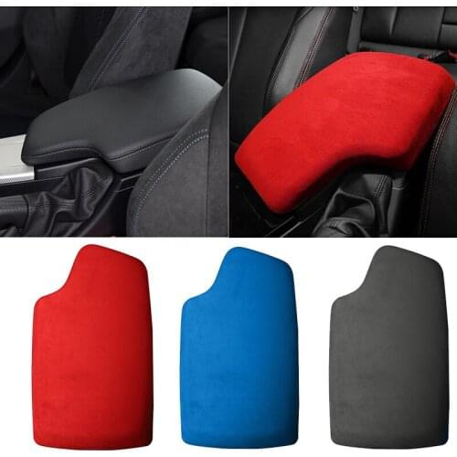 Alcantara Suede Armrest Storage Box Cover For LHD BMW F30 F31 F35 F32 F33 F36 Interior Modified Accessories Car parts