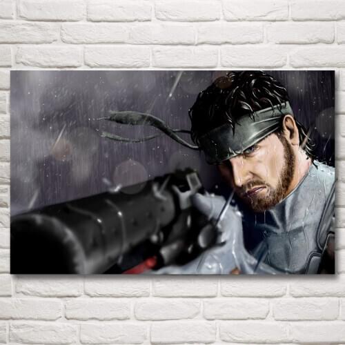 1 Panel Metal Gear Solid Game Poster Fortune Game Canvas Printed Painting Wall Art Decor Picture Artworks Poster