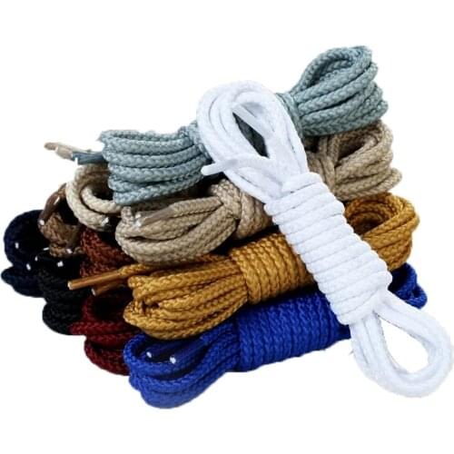 1Pair 14 Colors Shoe laces Round Sneakers ShoeLaces Kids Adult Outdoor Sports Shoelaces Strings Length 80 100 120 140 160CM