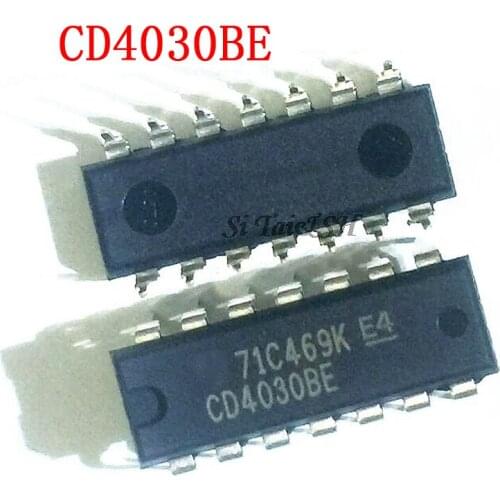 10pcs/lot CD4030BE CD4030 S line four XOR gate DIP14 new original