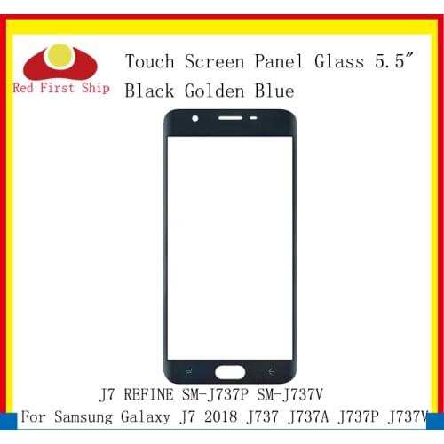 10Pcs/lot Touch Screen For Samsung Galaxy J7 REFINE J7V 2018 Touch Panel Front Outer Lens J737 J737A J737P J737V LCD Glass