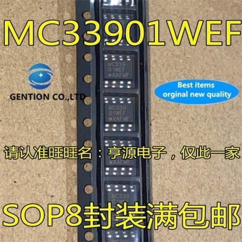10Pcs MC33901 MC33901WEF SOP-8 Automotive driver chip in stock 100% new and original
