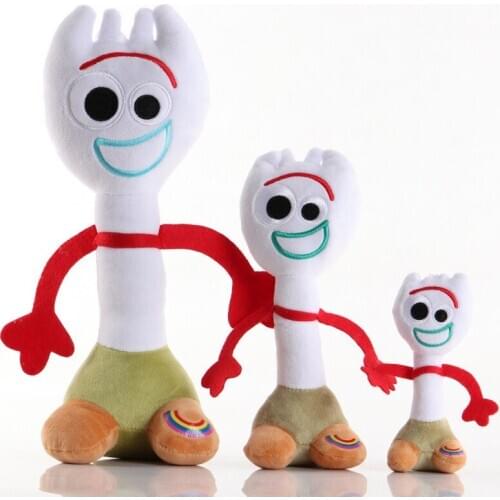 2020 Cartoon Movie Toy Story 4 Plush Stuffed Toys woody 1pcs 15/25cm Forky Soft Plush Dolls Christmas Gifts for Kids
