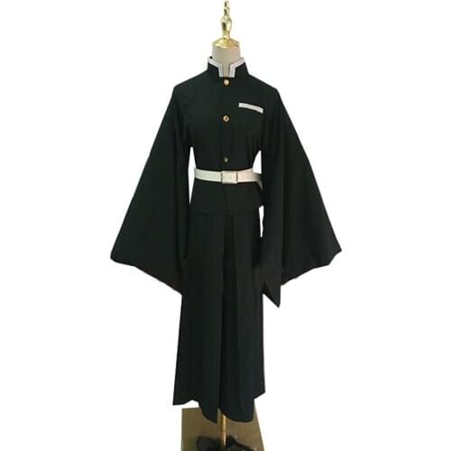 2021 Tokitou Muichirou Cosplay Wig Demon SlayerKimetsu no Yaiba Costume Kisatsutai Uniform Set