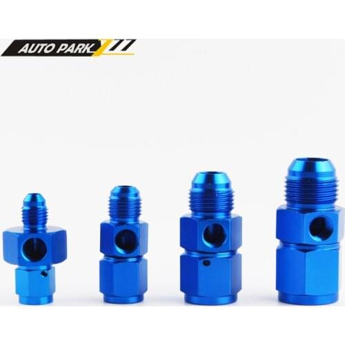 AN4 6 8 10 Male to Female 1/8" NPT Gauge / Sensor Side Port Adapter Oil Fuel Fitting Hose End