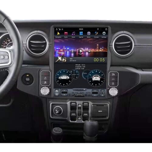 For Jeep Gladiator 2018-2021 Android 9 Tesla Radio Car Multimedia Player Car GPS Navigation Head Unit Auto Stereo Tape Recorder