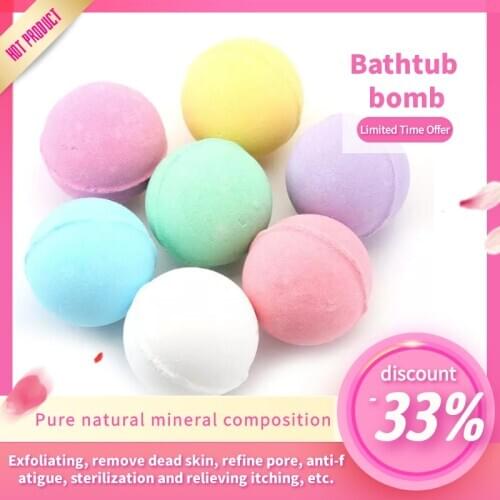 20g Small Bath Bomb Body Stress Relief Bubble Ball Moisturize Shower Cleaner New