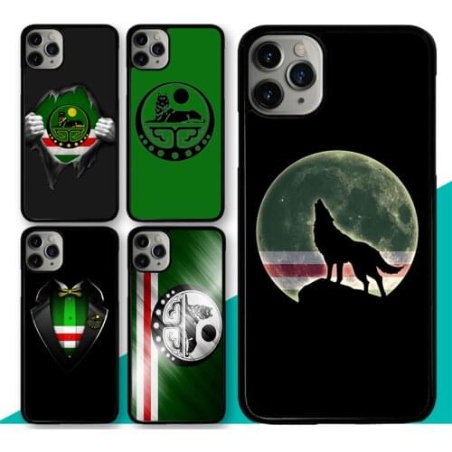 Chechen Wolf Flag TPU Case For iphone XS MAX X XR 5S 6S 8 7 Plus SE 2020 11 12 Pro Max mini Back Cover Coque