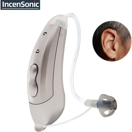 Mini RIC Digital Hearing Aid audifonos Sound Amplifiers hearing device ear hearing for elderly earcare hearing loss left /right