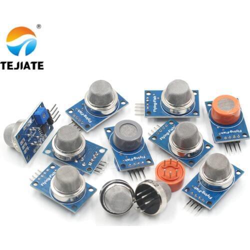 MQ Series Sensors MQ-2 Use for Detecting: Combustible gas such as LPG, butane, methane, alcoho MQ Socket Base MQ-135 Probe head