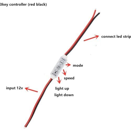 DC 12v RF Remote Controller LED Lights Controller Dimmer For SMD 3528 5050 2835 3014 LED single color Strip light