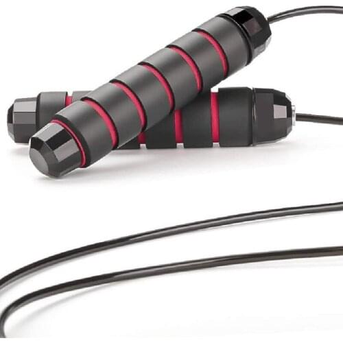 Fitness Bearing Jump Rope Speed Excercise Rope Skipping Workout Adjustable Foam Handle Skipping Rope Home Gym Boxing Equipment
