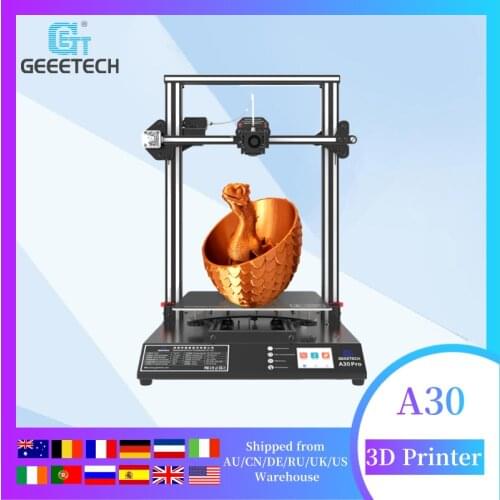 Geeetech 3D Printer A30Pro Dual Hotend GT2560 V4.0 3d printer large Filament Sensor Silent Print FDM CE 3d printing