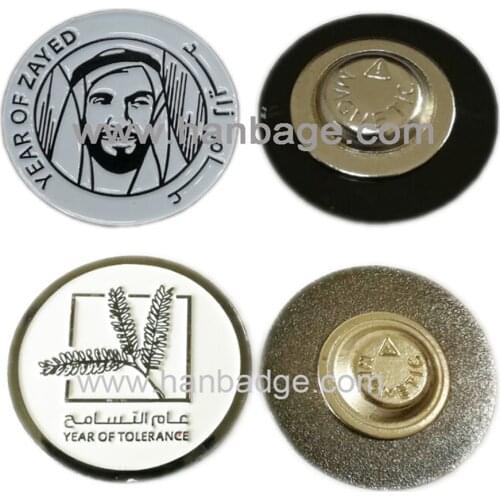 Customized Dubai National Day Badge Custom Enamel Pin Designed YEAR OF TOLERANCE Brooch Emblem