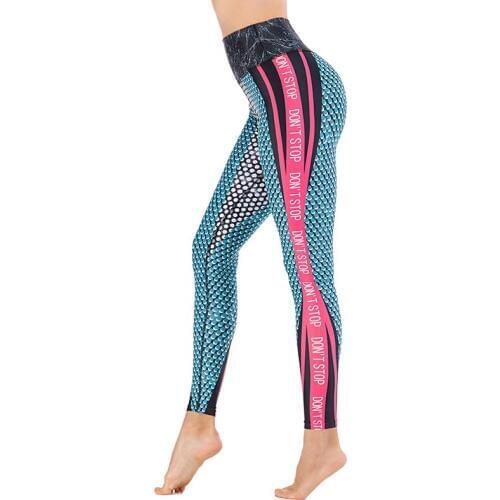 2020 Tummy Control Fitness Legging Dot Energy Gymwear Women Workout Running Activewear Yoga Pants Hip Lifting Trainning Wear