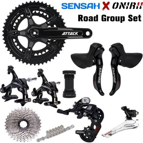 SENSAH EMPIRE 2x11 Speed 22s Road Bicycle Groupset Shifter Rear Derailleurs ONIRII Crank Cassette Chain for Bike 5800 R7000 New