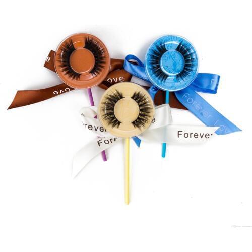 Seashine False Lashes Mink Lashes 10 PCS Lollipop Lashes Many Colorful 16 Stlye Lashes Eyelashes Extension Accept Private Logo