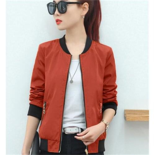2019 spring and autumn new ladies fashion large size windbreaker jacket