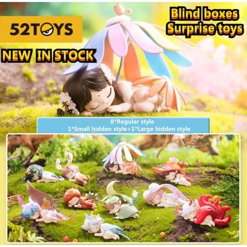 New In Stock 52Toys Sleep Forest Elf Series Blind Box Trendy Surprise Toys Peripheral Gift Ornaments Action Figure