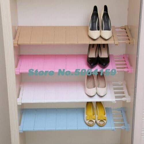 Organize Shelf Bathroom Cabinet Storage Kitchen Partition Shelf Creative Beauty Telescopic Dormitory Hanging Basket Shelf