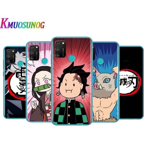 Transparent Cover Anime Demon Slayer For Honor V30 View 20 V20 30i 30S 30 20S 20E 20i 20 Lite Pro Plus Phone Case